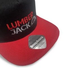 Lumberjack Snapback Adjustable Cap - Red/Black Hat -Home Tools Shop snap 4
