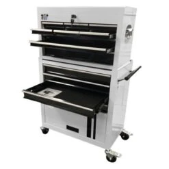 Autojack Portable Tool Trolley & Top Box With 13 Drawers