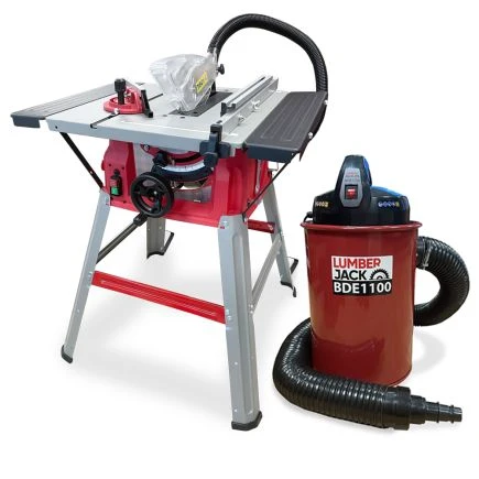 Lumberjack 8" Table Saw & 1100W Dust Extractor 1 Lumberjack 8" Table Saw & 1100W Dust Extractor