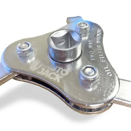 Autojack 3/8" & 1/2" Drive Oil Filter Wrench Set 3 Leg Self Adjusting Removal Tool 5 Autojack 3/8" & 1/2" Drive Oil Filter Wrench Set 3 Leg Self Adjusting Removal Tool - Image 5